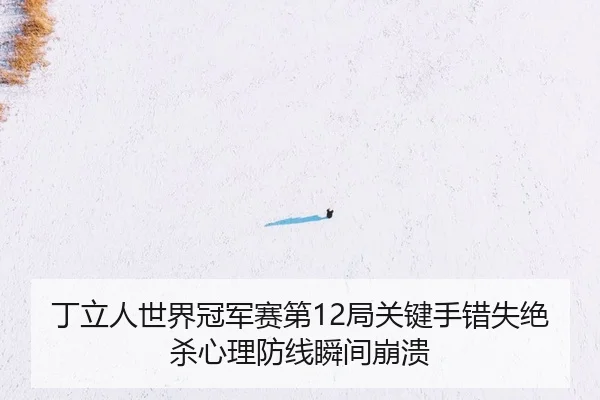 丁立人世界冠军赛第12局关键手错失绝杀心理防线瞬间崩溃