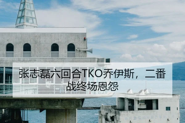 张志磊六回合TKO乔伊斯，二番战终场恩怨